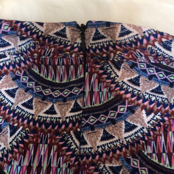 Pink Republic | Boho Print Overlap Skort. L - Picture 6 of 8